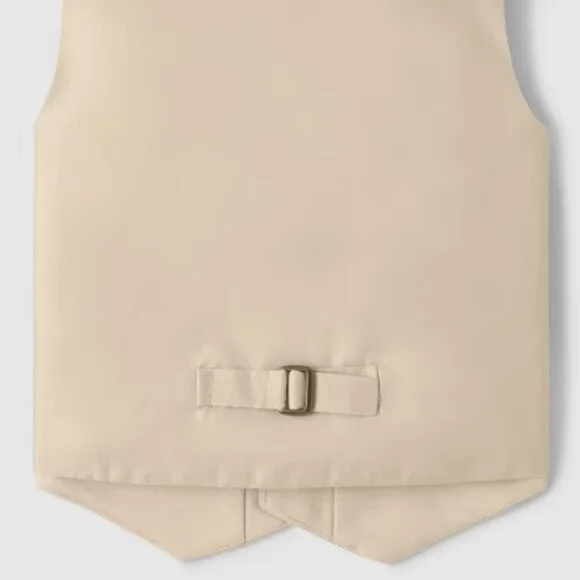 Gymboree Boys Tan Bisquit Sleeveless Vest All Dressed Up NWT Classic Holiday - Picture 6 of 6